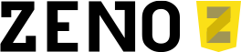 Zeno Webdevelopment logo zwart